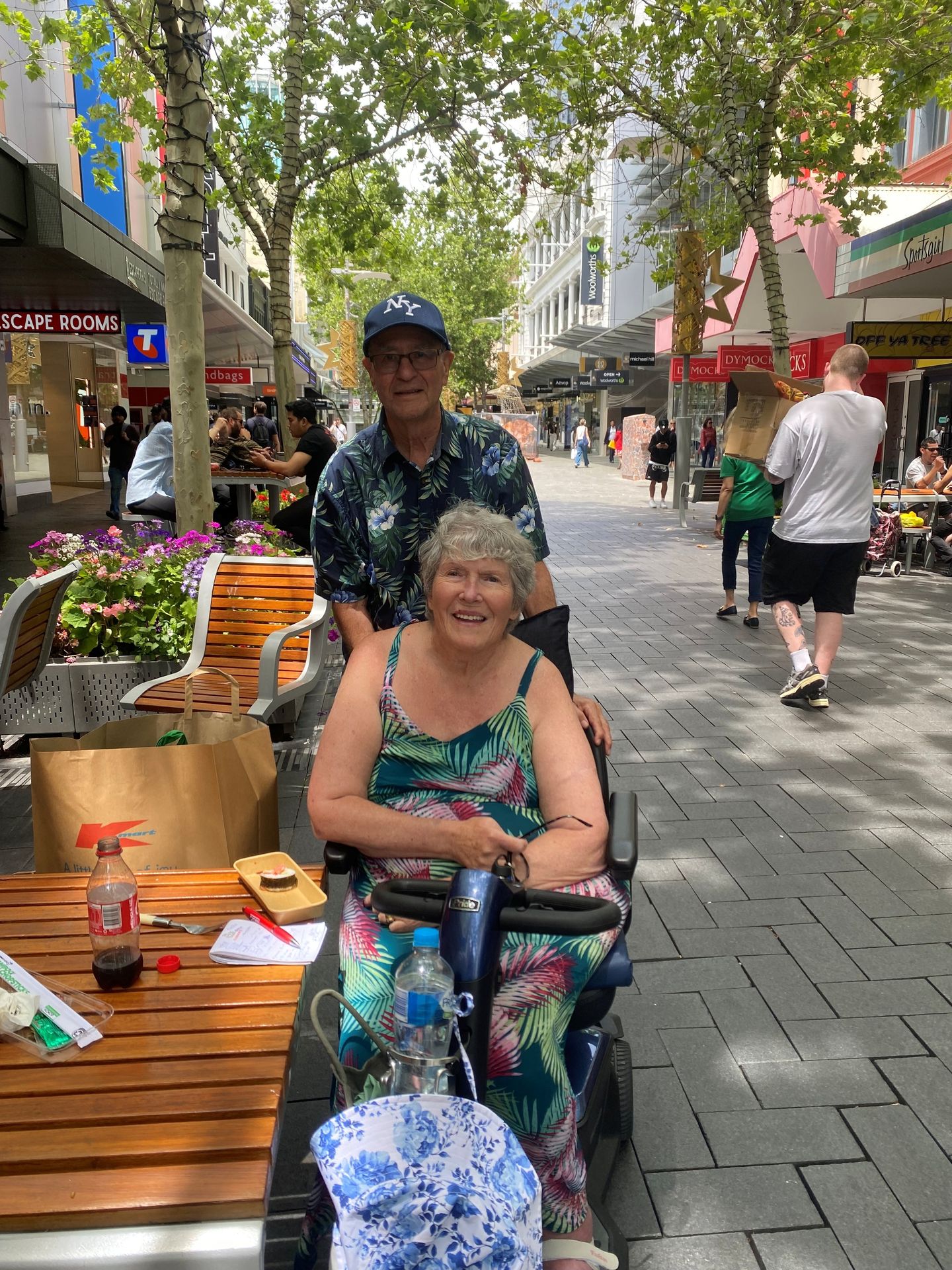 Maureen and Peter enjoying the sights and culture.